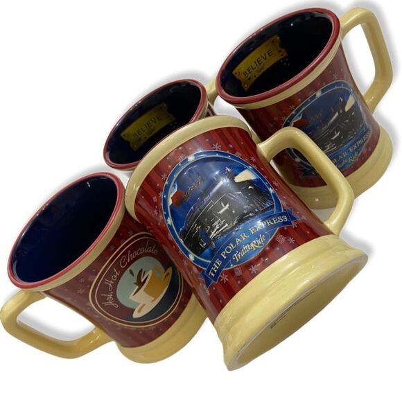 The Polar Express Train Ride Hot Chocolate 4pc. Mug Set - Picture 12 of 12